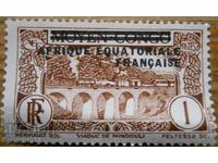 Френска Екваториална Африка - 1936 г (надпечатка)