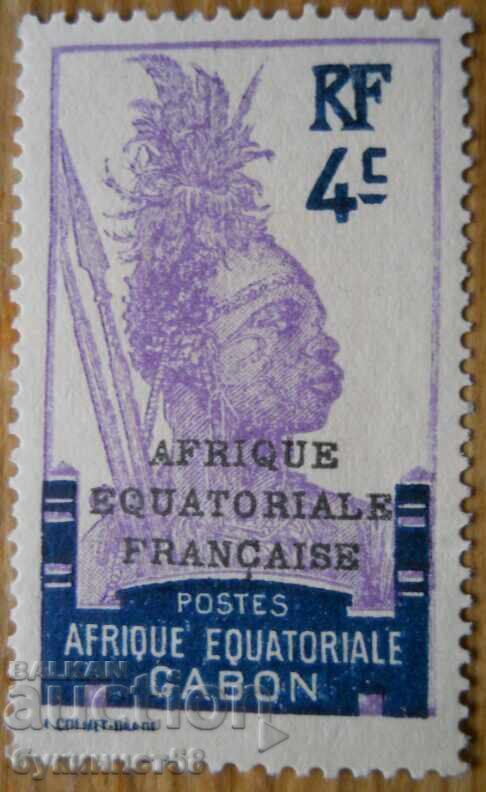 Γκαμπόν (Γαλλικό προτεκτοράτο) - 1924-31 (υπερεκτύπωση)