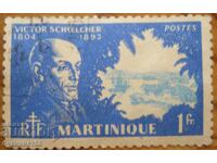 French Martinique "Victor Schoelcher Memorial" - 1946