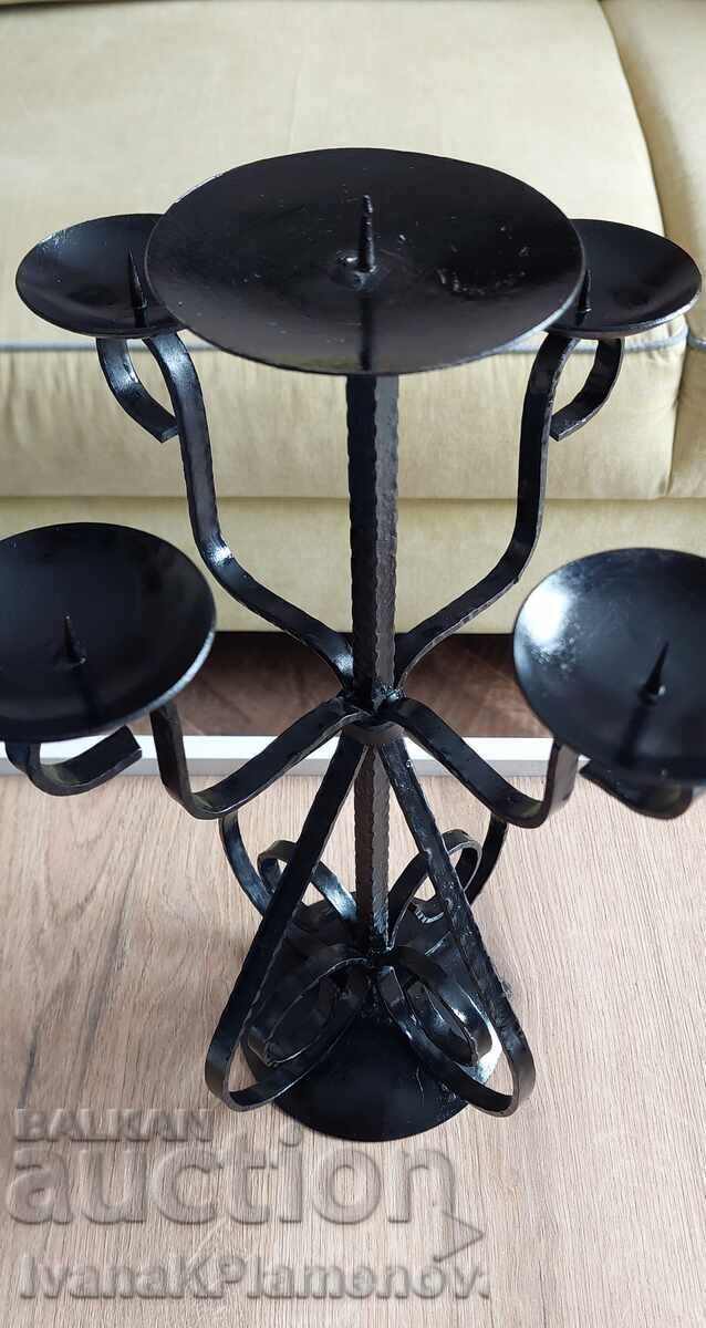 Livrarea Sfeșnic fier forjat înălțime 40cm pentru cunoscători