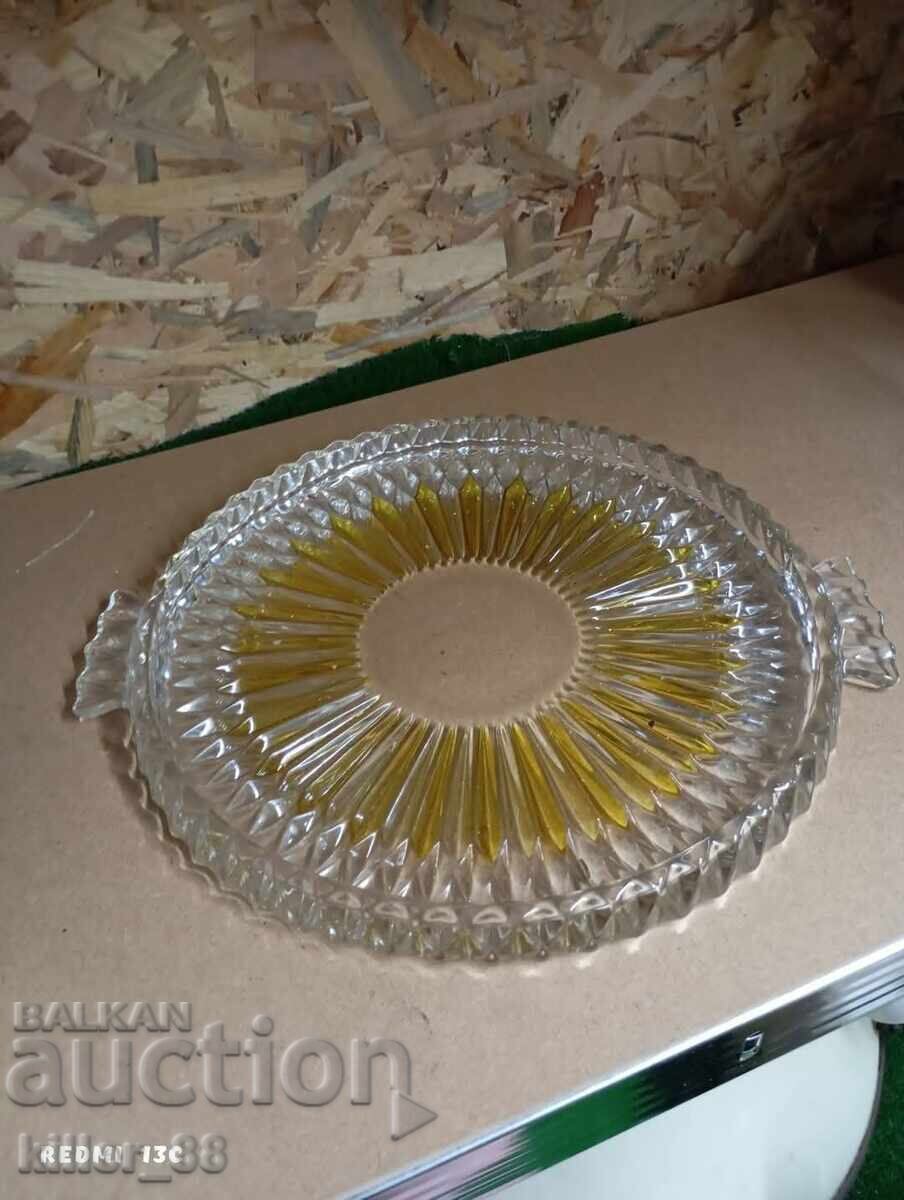 Όμορφο γερμανικό κρυστάλλινο πλατό