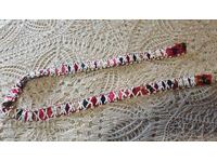 Authentic beaded belt for folk costume