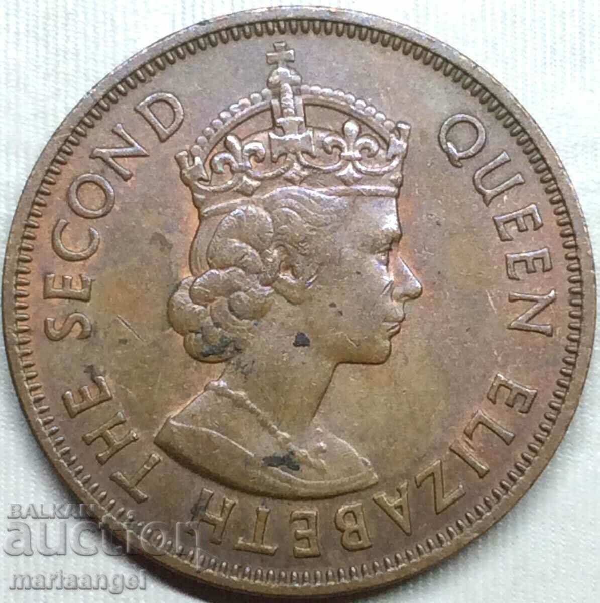 5 cents 1978 Mauritius Elizabeth II 28mm με τιμή 5.00 BGN | € 2.56 5 cents 1978 Mauritius Elizabeth II 28mm με τιμή 5.00 BGN | € 2.56