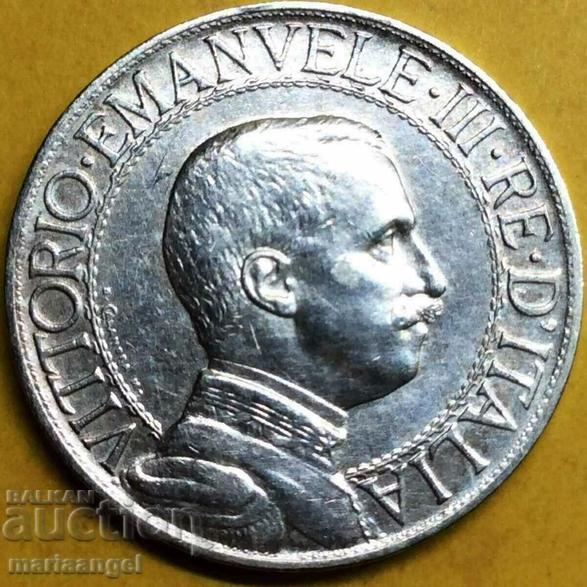 1 lira 1910 argint Italia cu preț 49.00 BGN | € 25.05