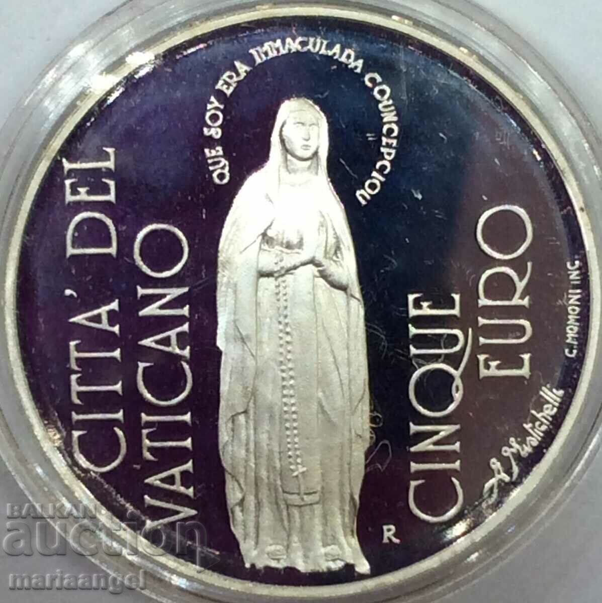 Delivery of 5 euros 2004 Vatican John Paul II UNC PROOF cert. box