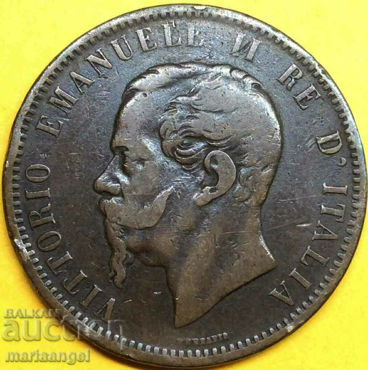 10 centesimi 1866 T - Τορίνο Ιταλία 30 χλστ με τιμή 11.00 BGN | € 5.62