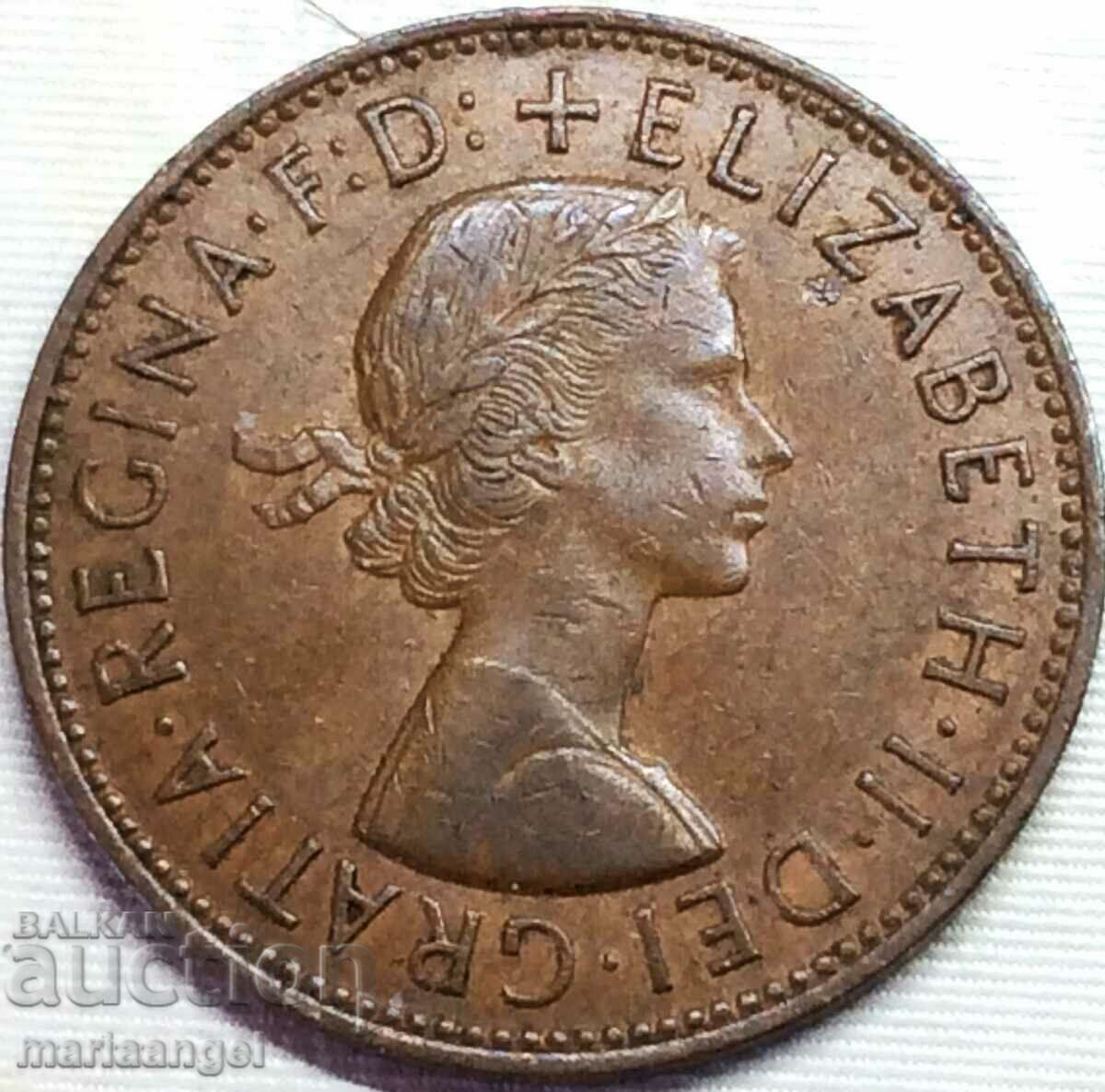 Великобритания 1 пени 1964 30мм бронз 2 с цена 4.00 лв. | € 2.05