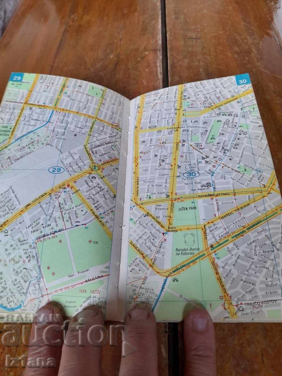 Доставка на Стара карта,План указател София