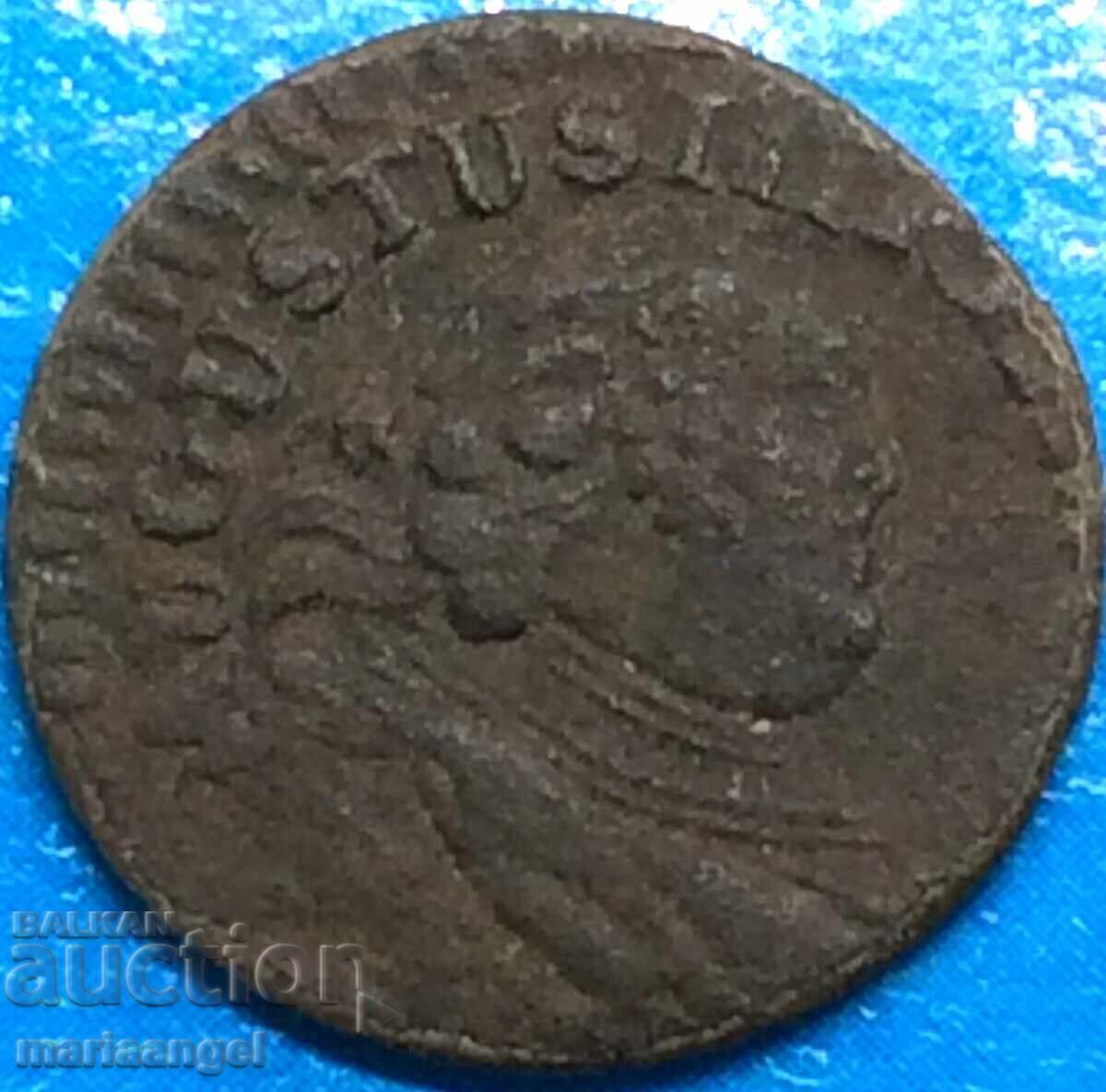 Σαξονία 1 γρόσι 1753 Αύγουστος Γ' Πολωνία χάλκινο - 6