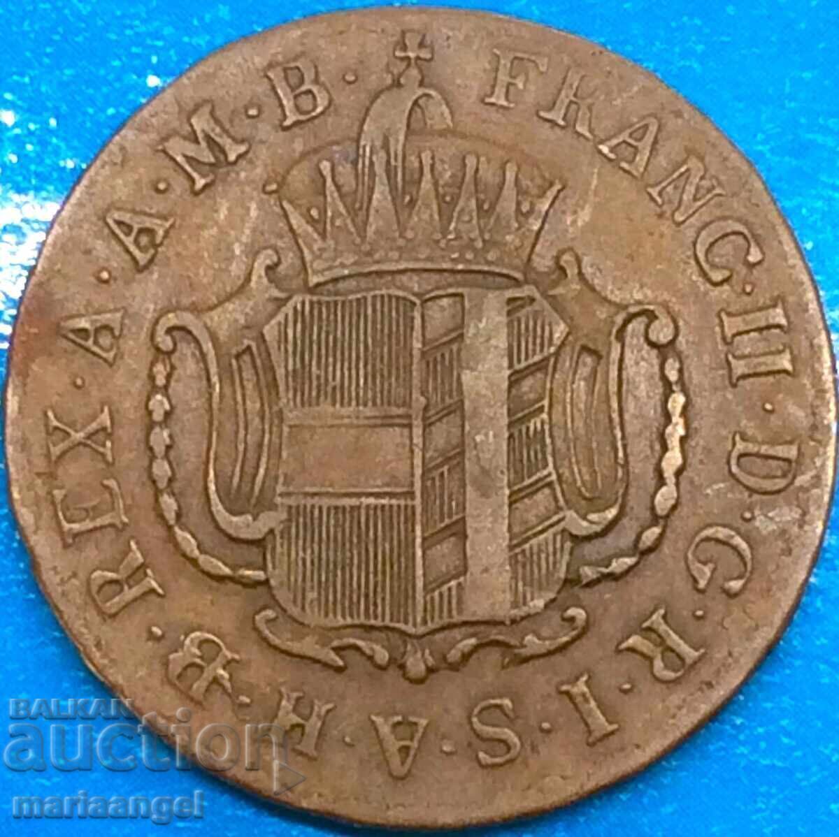 Δημοπρασία 1 Kreuzer 1803 N - Günzburg Austria 6,03g χαλκός σπάνιος