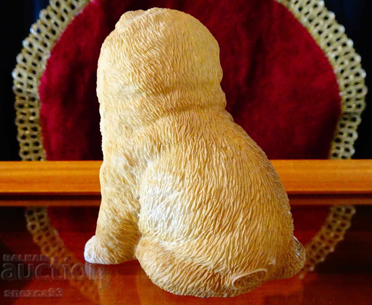 Доставка на Порцеланова фигура куче Чау-чау,печат.