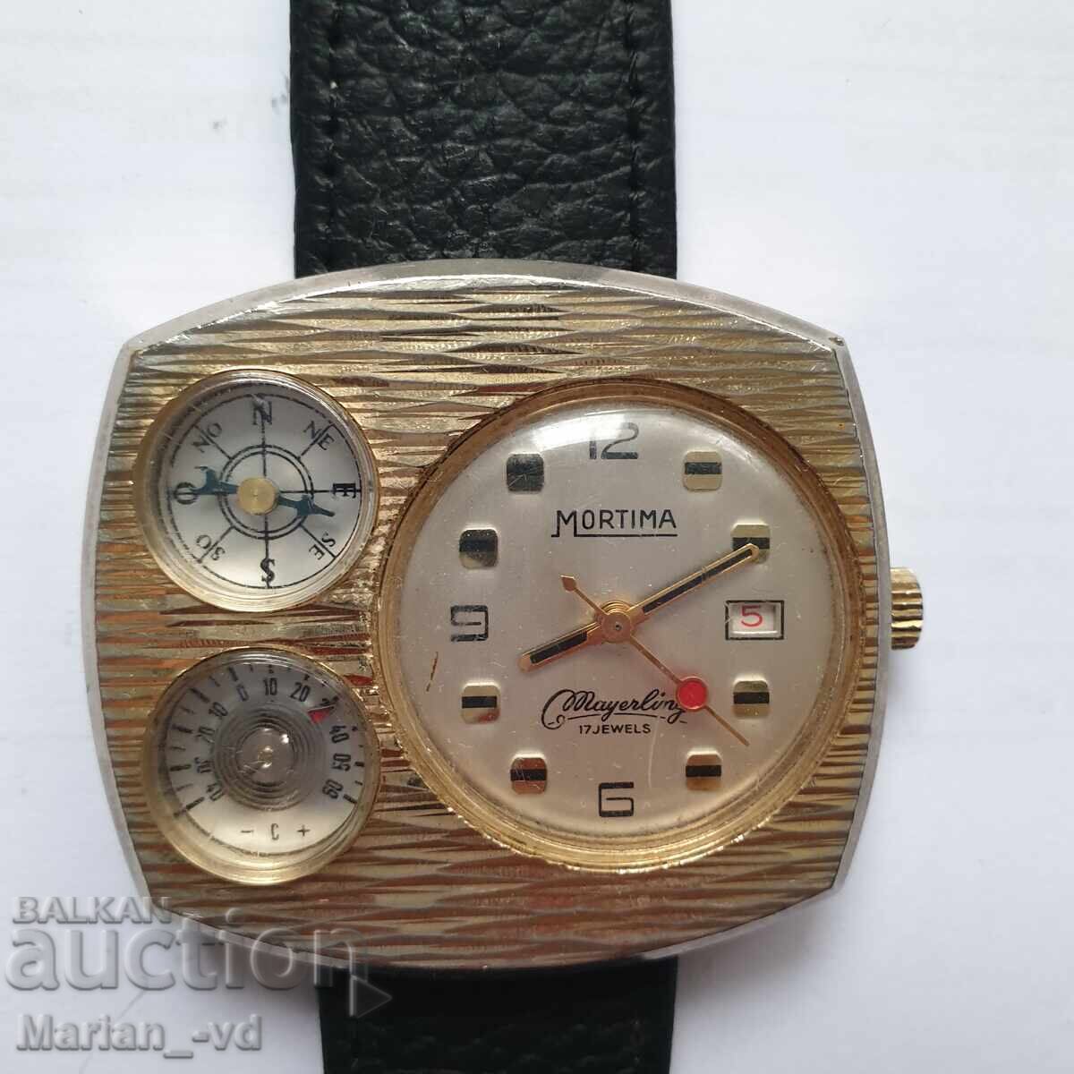 Auction  Very special and rare mechanical watch Mortima Mayerling
