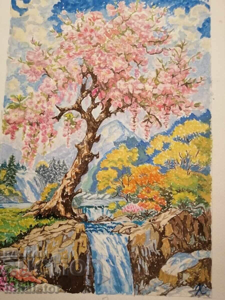 Ακουαρέλα Άνοιξη 21 - 31εκ με τιμή 25.00 BGN | € 12.78