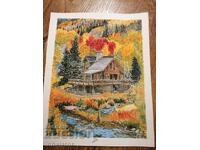 Watercolor Golden Autumn 28-16 cm