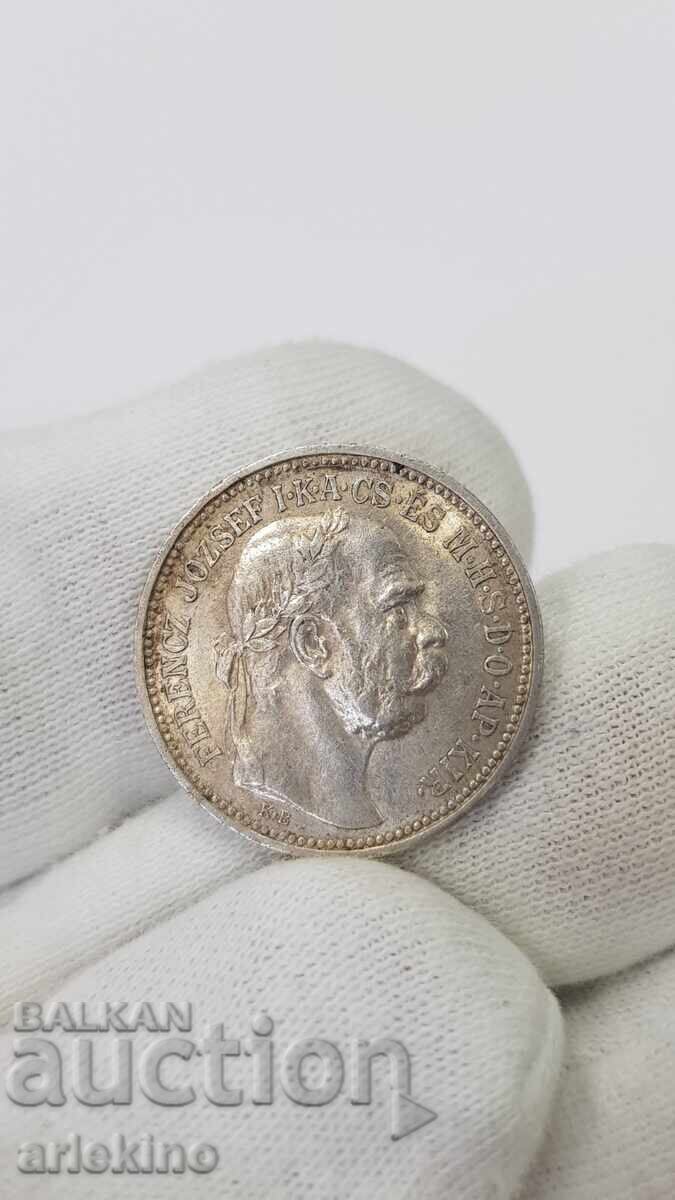 Monedă de colecție din argint 1 coroană 1912 Austro-Ungaria - 5 Monedă de colecție din argint 1 coroană 1912 Austro-Ungaria - 5