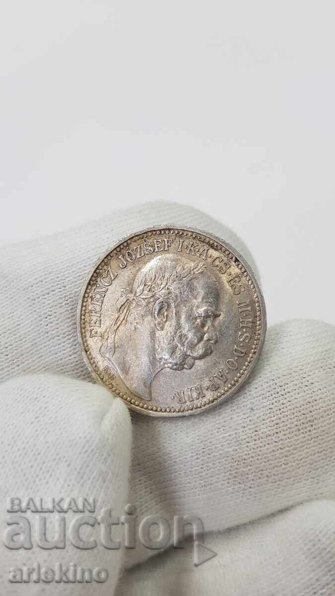 Monedă de colecție din argint 1 coroană 1912 Austro-Ungaria - 6 Monedă de colecție din argint 1 coroană 1912 Austro-Ungaria - 6