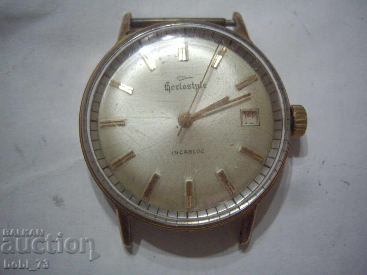 Old Swiss gold-plated watch Old Swiss gold-plated watch