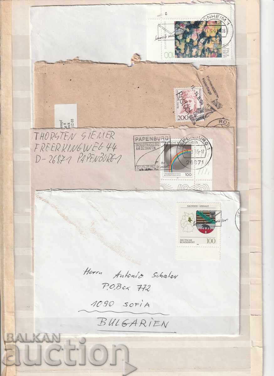 ΓΕΡΜΑΝΙΑ - Ταξιδεμένα με τρένο - 4 τμχ