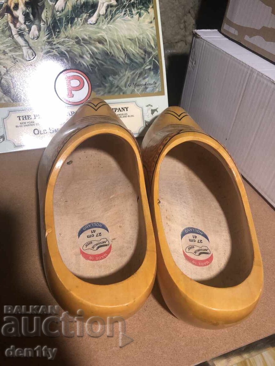 Wooden shoes, size 41 with price 25.00 BGN | € 12.78