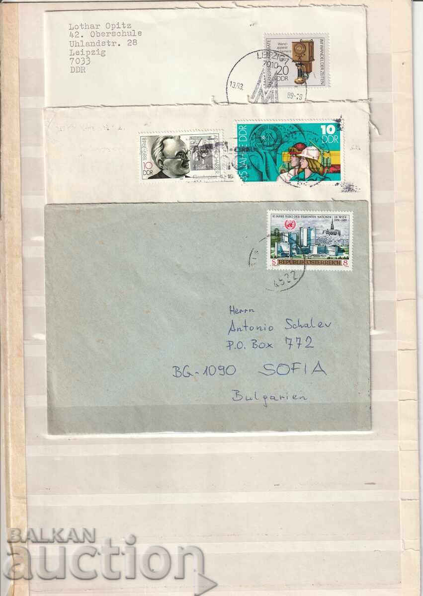 ГДР - Пътували ПП - 3 бр.