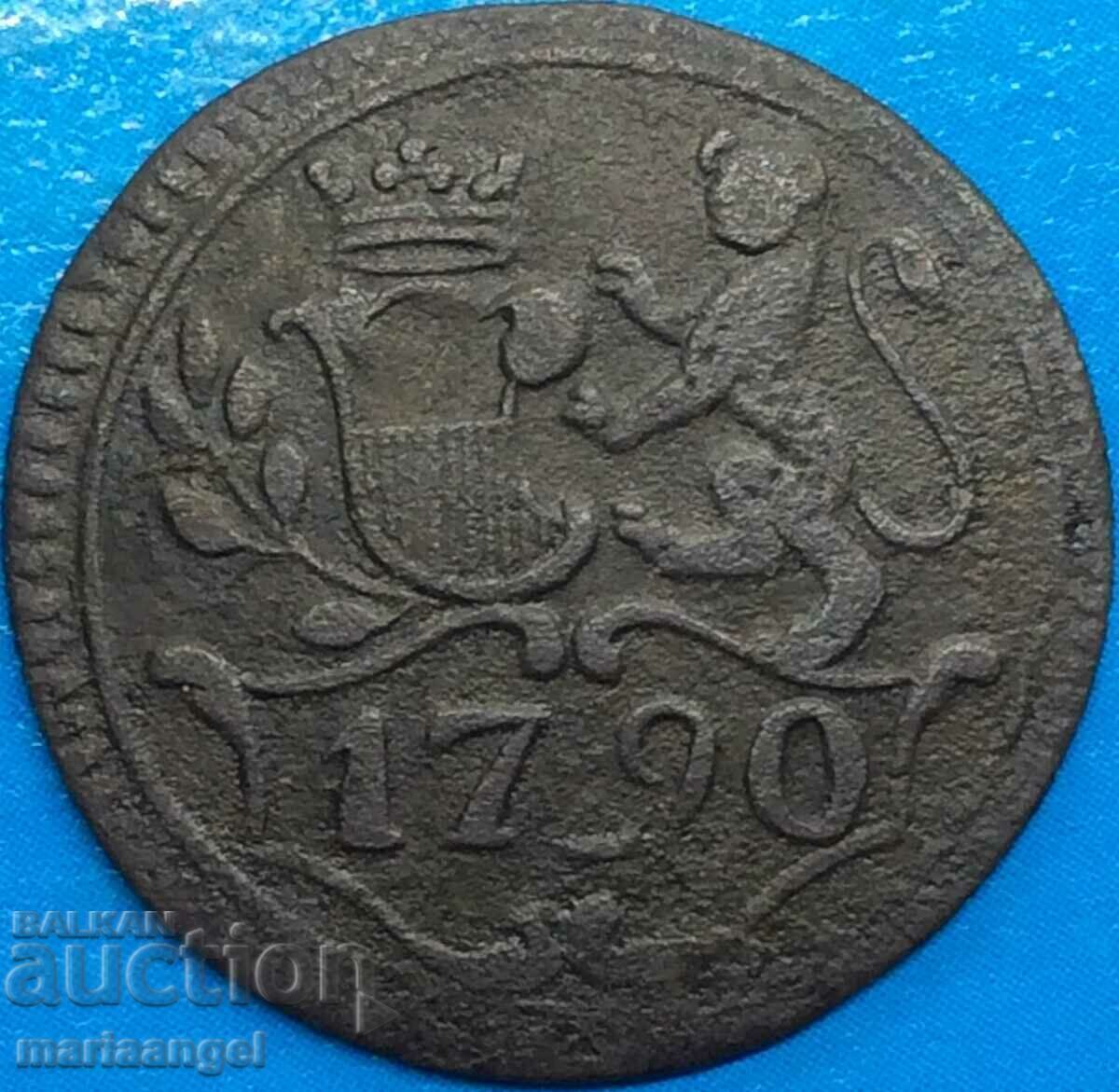 Lucca 1790 Bolognino Italy "Panterino" St. Peter Medna with price 74.00 BGN | € 37.84