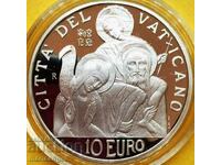 €10 2008 Vatican Benedict XVI UNC PROOF silver