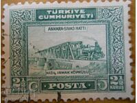 Τουρκία "Τουρκικές Σιδηροδρομικές Γραμμές" - 1928