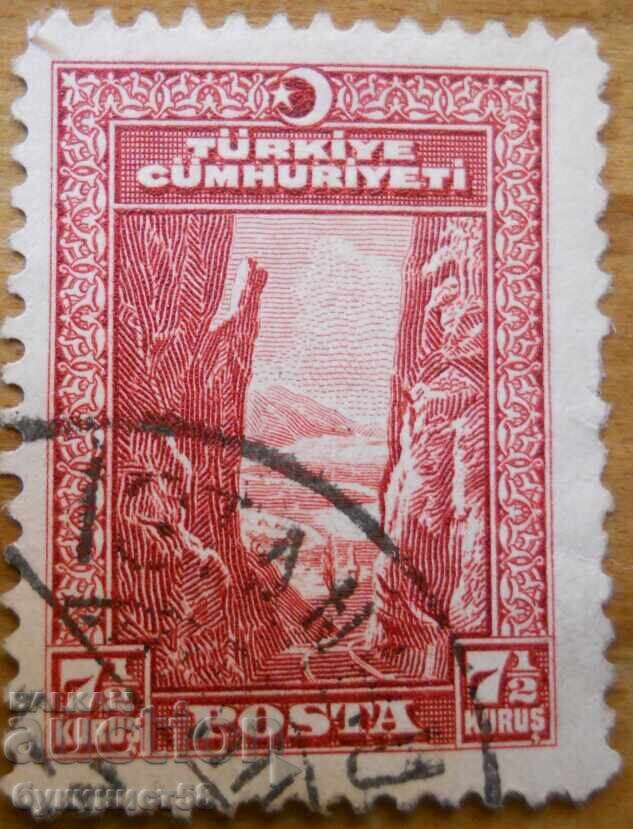 Turkey "Sakarya River Gorge" - 1930 Turkey "Sakarya River Gorge" - 1930