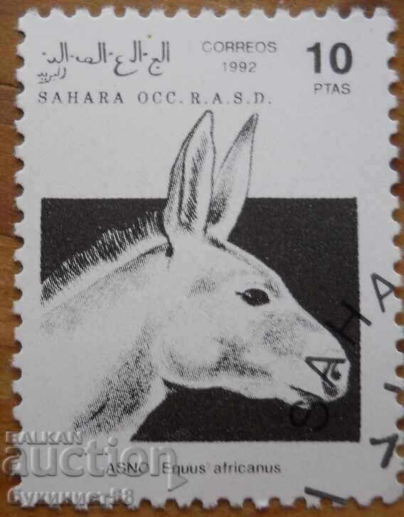 Sahara de Vest "Faună - animale sălbatice" - 1992