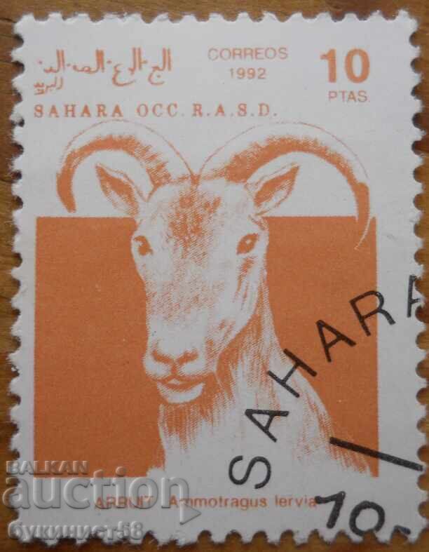 Sahara de Vest "Faună - animale sălbatice" - 1992