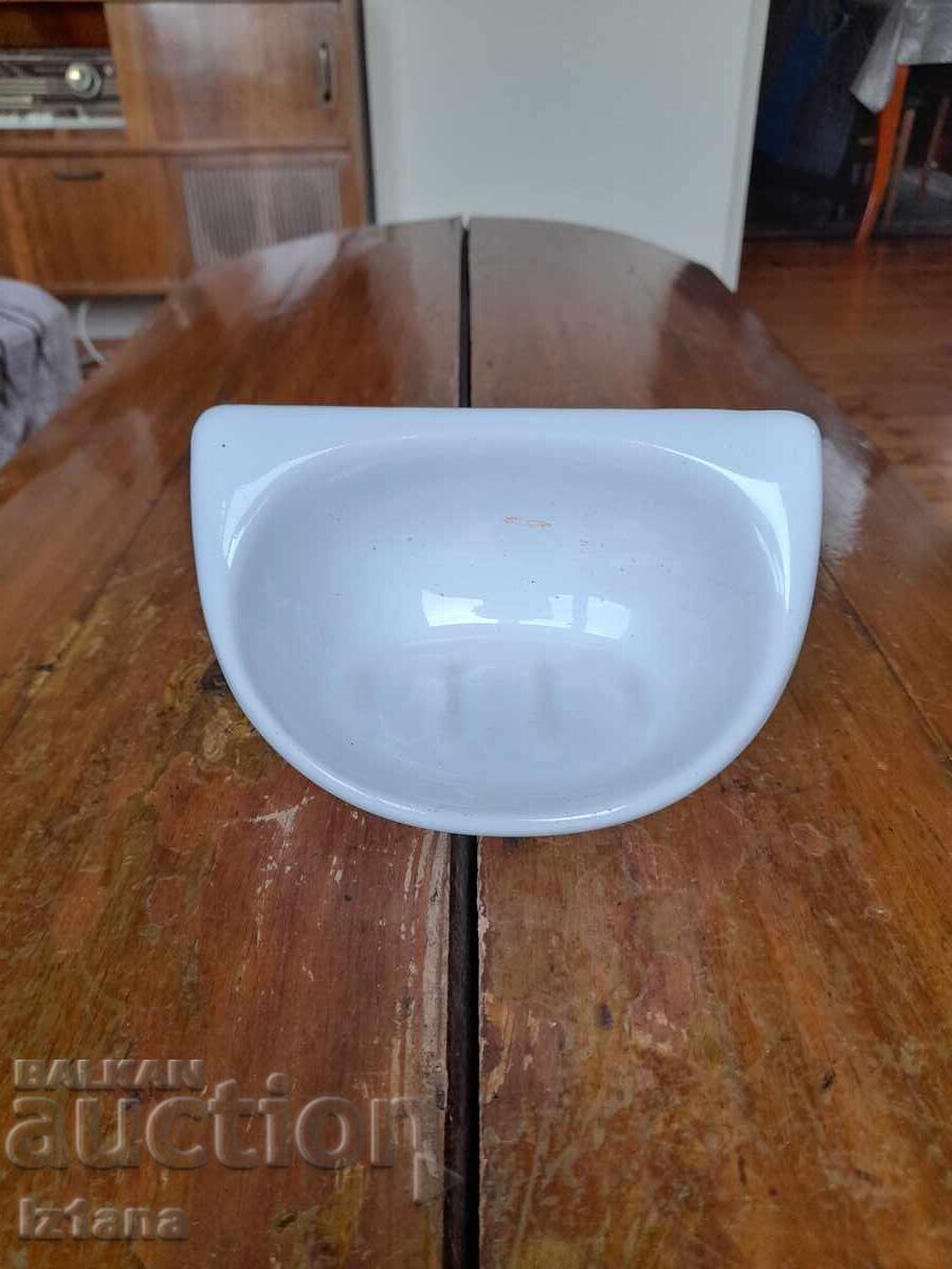 Sapuniera veche de faianta