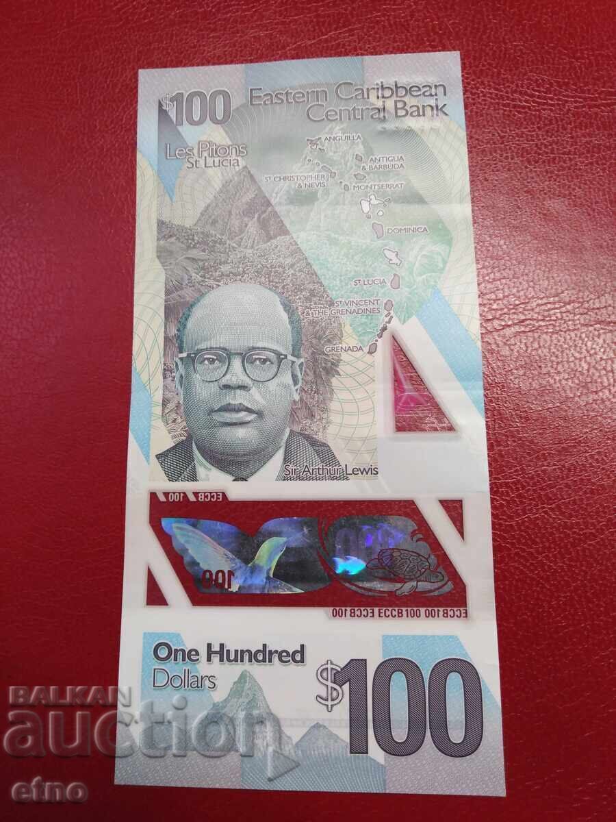 Delivery of EAST CARIBBEAN EAST CARIBBEAN 100 $ 2019 UNC POLYMER