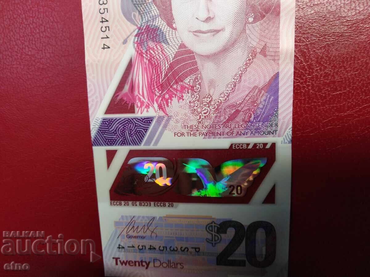 Δημοπρασία IZTOCHNI KARIBI EAST CARIBEAN 20 $ 2019 UNC ΠΟΛΥΜΕΡΕΣ