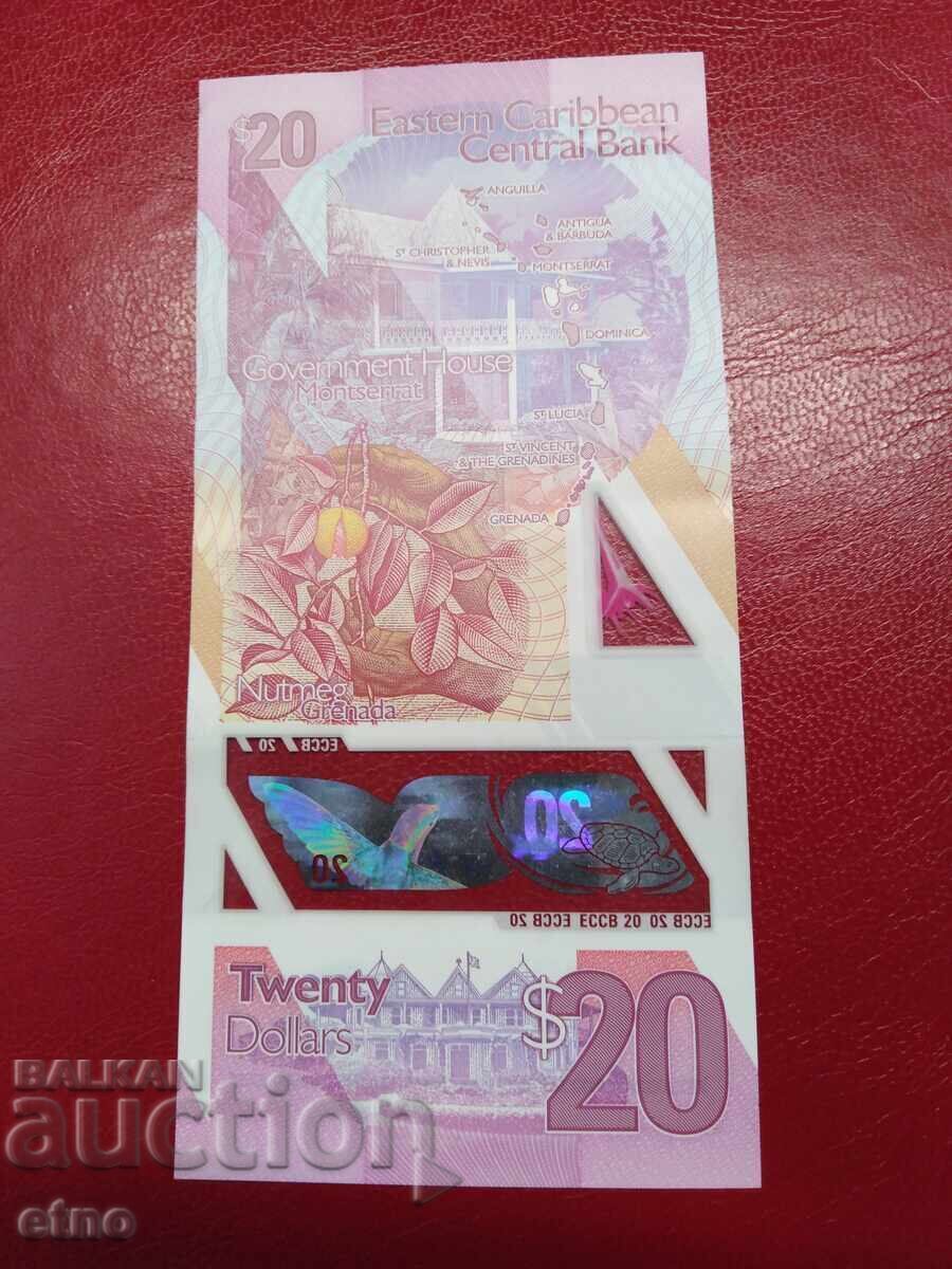 IZTOCHNI KARIBI EAST CARIBEAN 20 $ 2019 UNC ΠΟΛΥΜΕΡΕΣ - 5