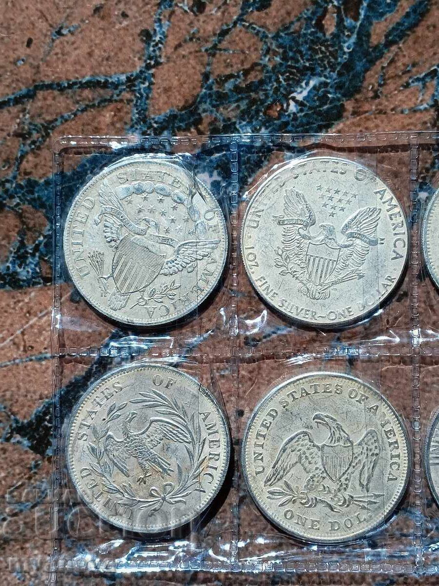 Σετ από 8 αμερικανικά νομίσματα - 6