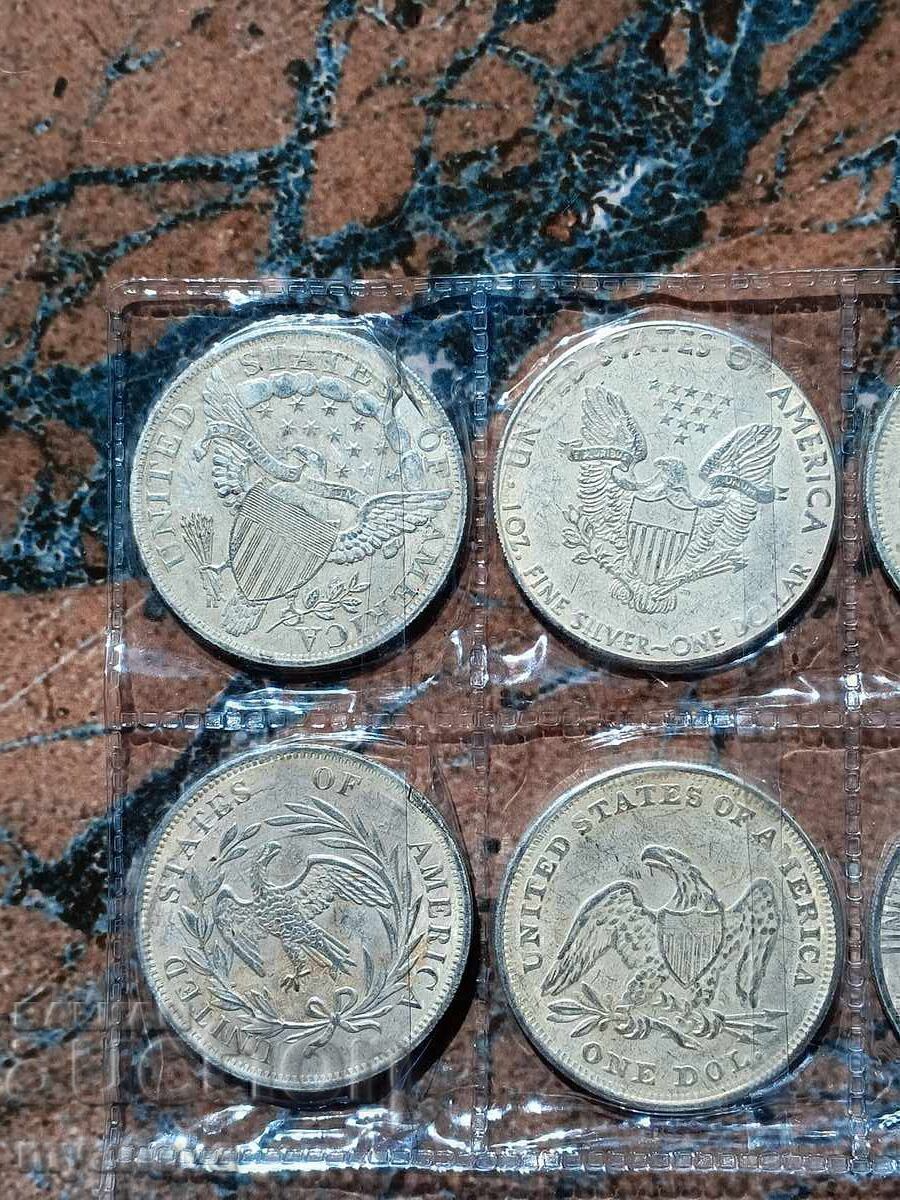 Set de 8 monede americane - 6