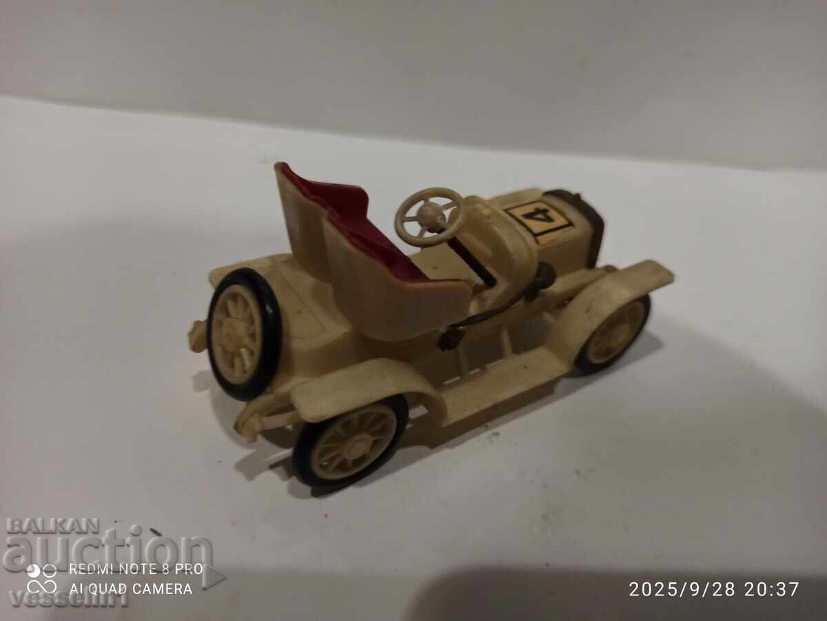 Old plastic toy car laurin&klement Czechoslova with price 12.00 BGN | € 6.14