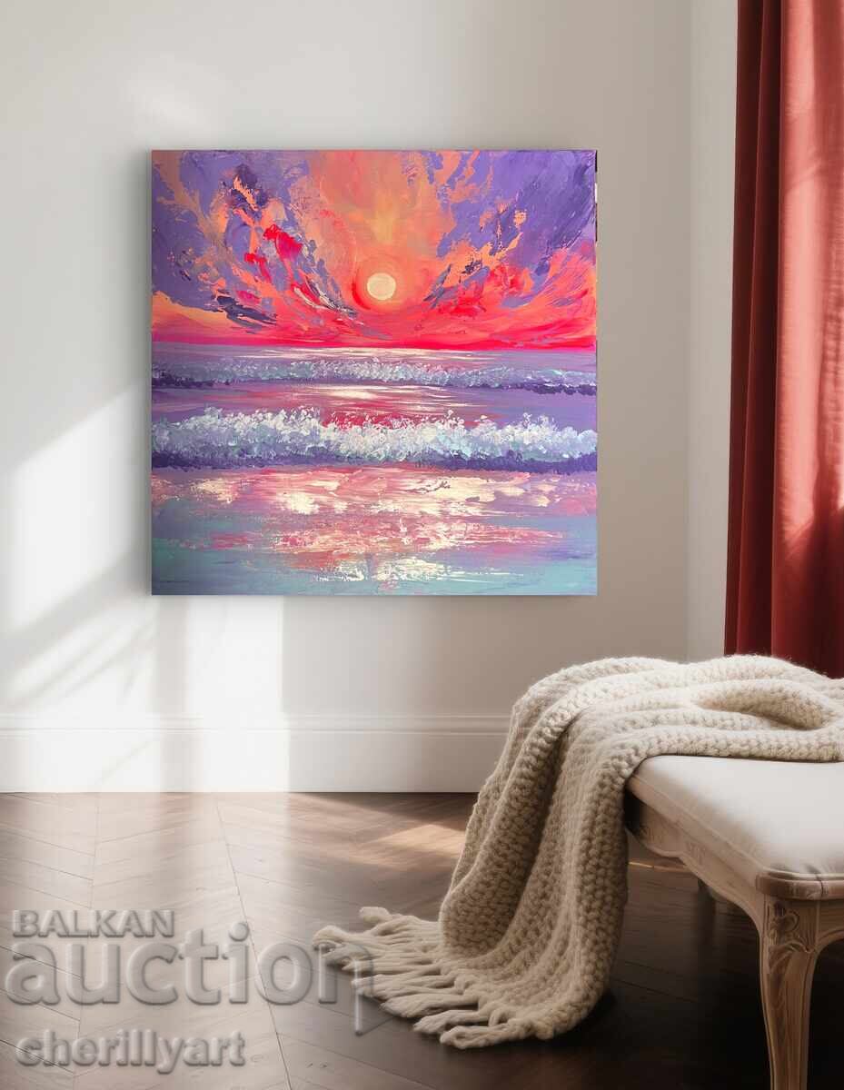 Πίνακας "Η φωτιά στον ουρανό μου" πρωτότυπο Ιλιάνα Τσβετκόβα με τιμή 80.00 BGN | € 40.90 Πίνακας "Η φωτιά στον ουρανό μου" πρωτότυπο Ιλιάνα Τσβετκόβα με τιμή 80.00 BGN | € 40.90