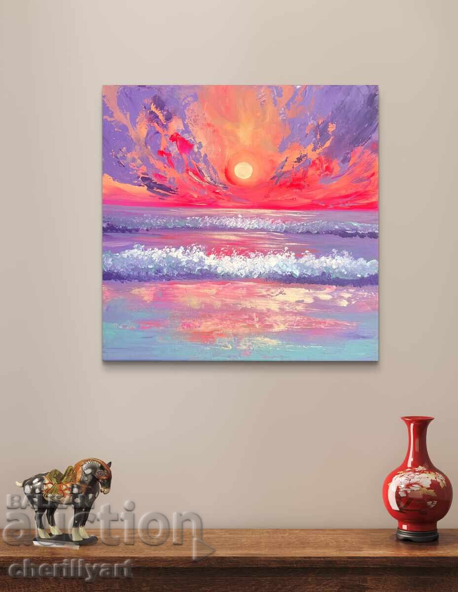 Παράδοση Πίνακας "Η φωτιά στον ουρανό μου" πρωτότυπο Ιλιάνα Τσβετκόβα Παράδοση Πίνακας "Η φωτιά στον ουρανό μου" πρωτότυπο Ιλιάνα Τσβετκόβα