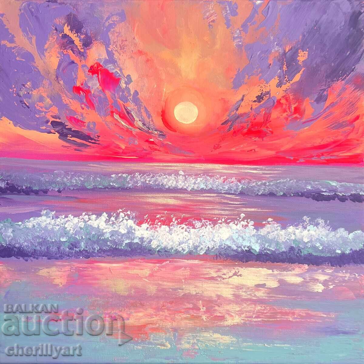 Πίνακας "Η φωτιά στον ουρανό μου" πρωτότυπο Ιλιάνα Τσβετκόβα Πίνακας "Η φωτιά στον ουρανό μου" πρωτότυπο Ιλιάνα Τσβετκόβα