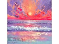 Картина “ Огънят в небето ми” оригинал Илиана Цветкова