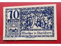 Banknote - Austria - Upper Austria - Mondsee - 10 Heller 1920