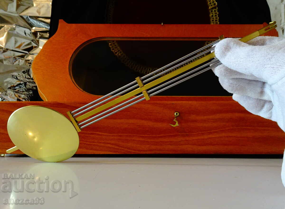 German wall clock with pendulum, melodic gongs - 6