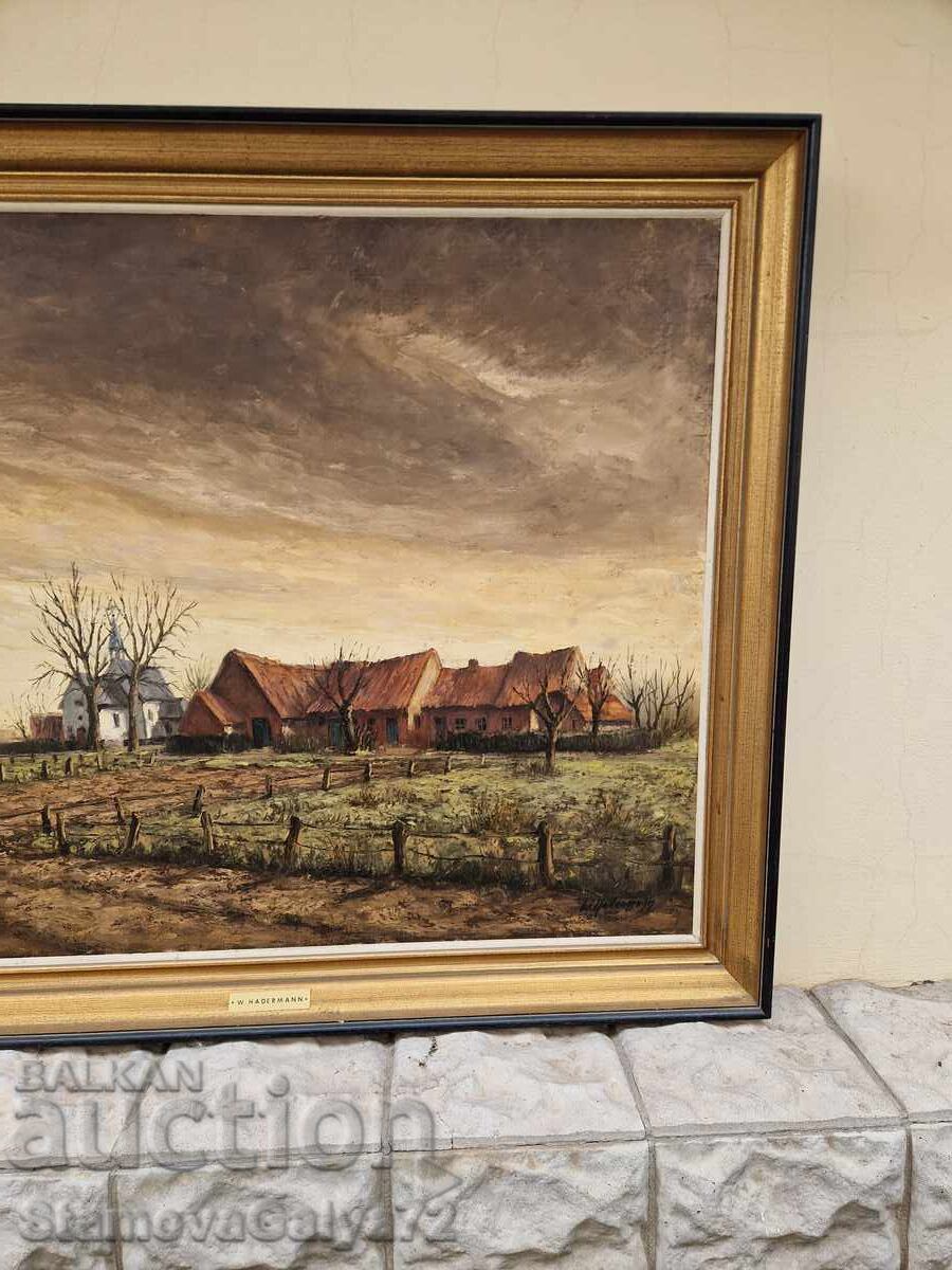 Auction  Huge Masterful Original Painting Oil on Canvas