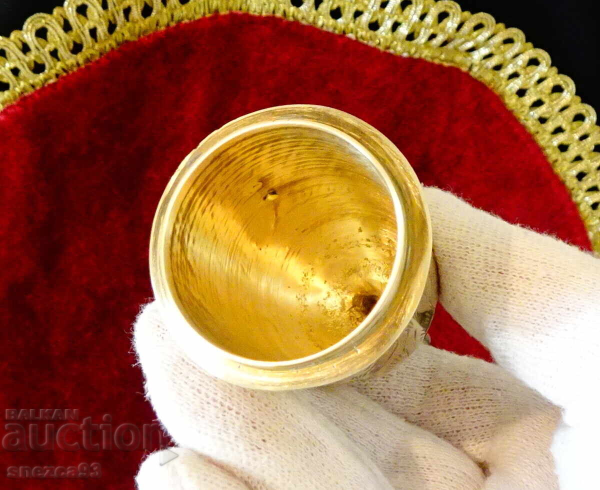 Bronze jug for rakia, ibrik, Aftaba, 36 cm, engraved - 5