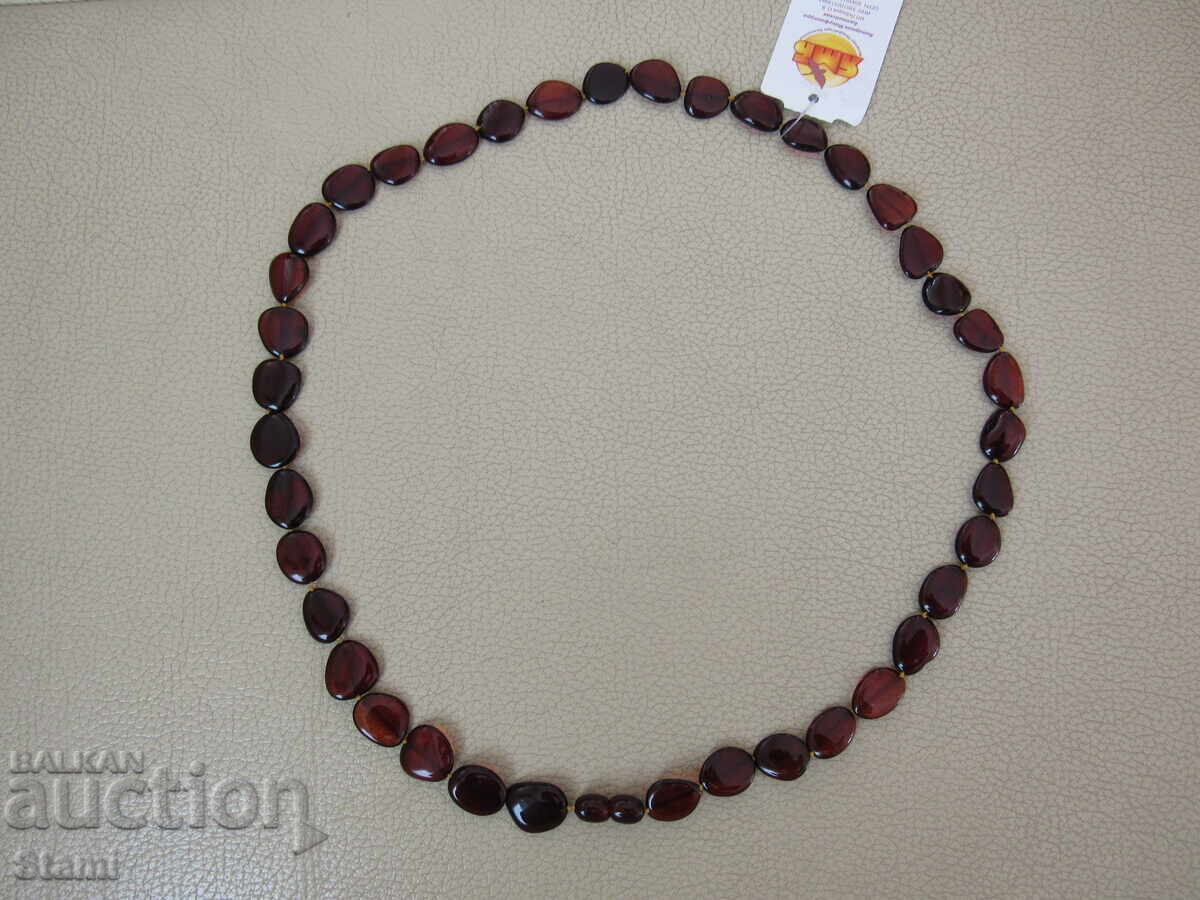 Γυναικείο κολιέ με κύκλο από premium κεχριμπάρι Βαλτικής Γυναικείο κολιέ με κύκλο από premium κεχριμπάρι Βαλτικής