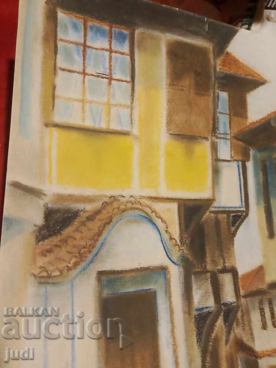 R. Tomov Pastel Painting with price 40.00 BGN | € 20.45