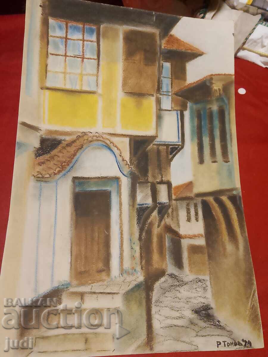 R. Tomov Pastel Painting