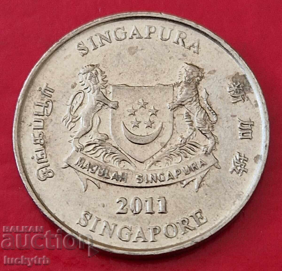 20 Cents 2011 - Singapore with price 0.30 BGN | € 0.15 20 Cents 2011 - Singapore with price 0.30 BGN | € 0.15