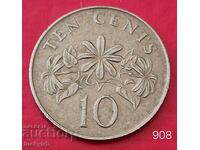 10 λεπτά 1986 - Σιγκαπούρη